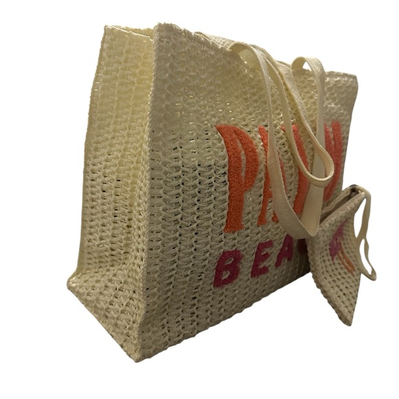 Sonoma Maya Straw Verbiage Tote & Wristlet Set - Picture 11 of 11